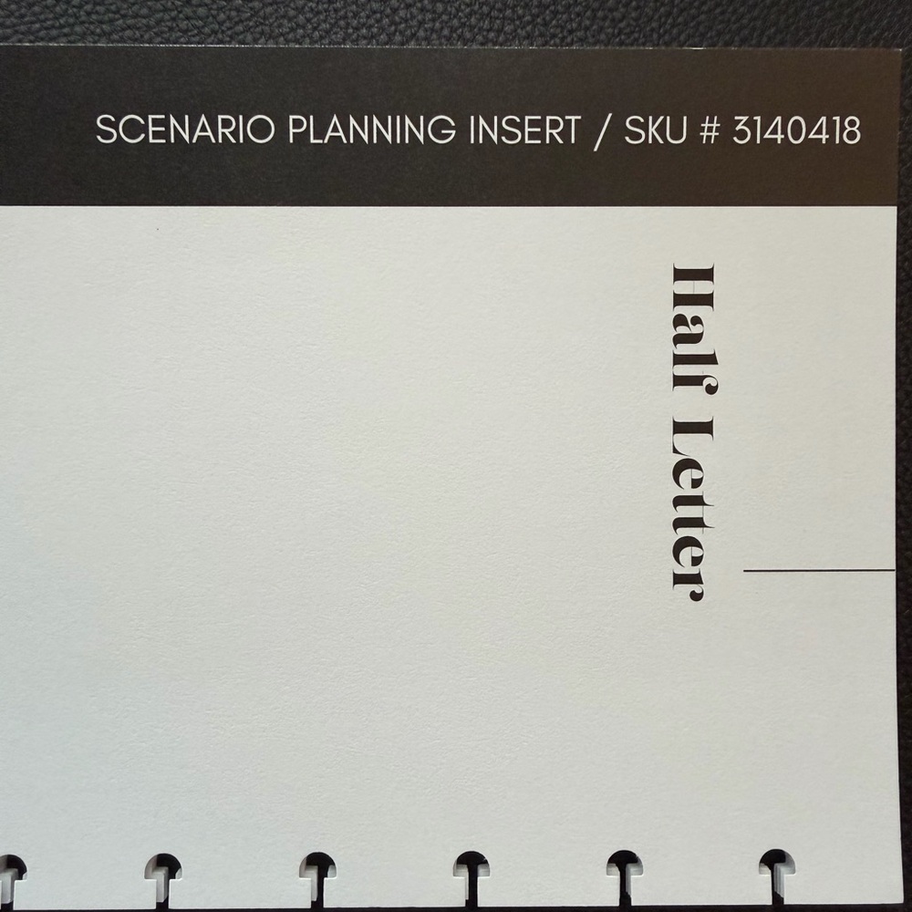 Cloth & Paper Insert